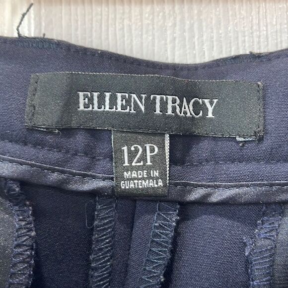 ELLEN TRACY TROUSER. NAVY BLUE - Picture 6 of 8